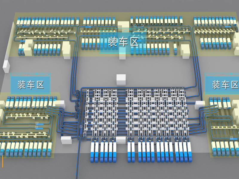 工业机械动画_智能物流动画，3d机械动画|工业3d投标动画设计_工厂3d动画_3d工业渲染视频动画_工业动画模拟仿真