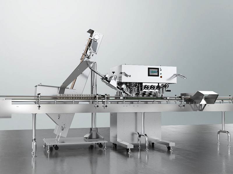 工业机械动画，工业三维动画_全自动数粒机旋盖机动画_维兴数字科技工业动画制作_三维机械动画_机械生产线三维动画图片