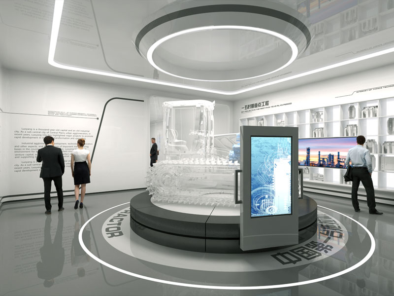 展馆设计,企业展厅设计，展厅效果图_工业互联网展厅_720虚拟展厅