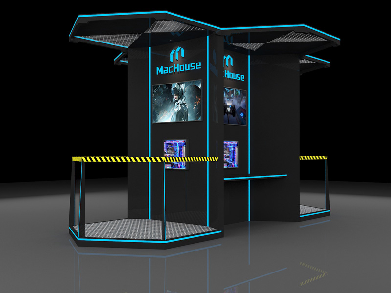 小型展厅设计，展会架子搭建-展会站台搭建_vr虚拟仿真_展会品牌