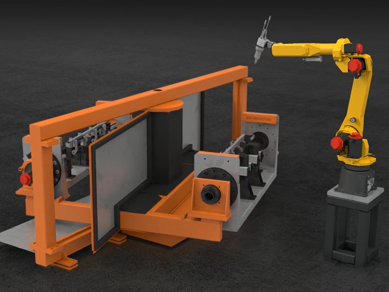 工业机械动画，激光切割动画演示_三维机械动画，机械生产线动画，生产工艺流程动画