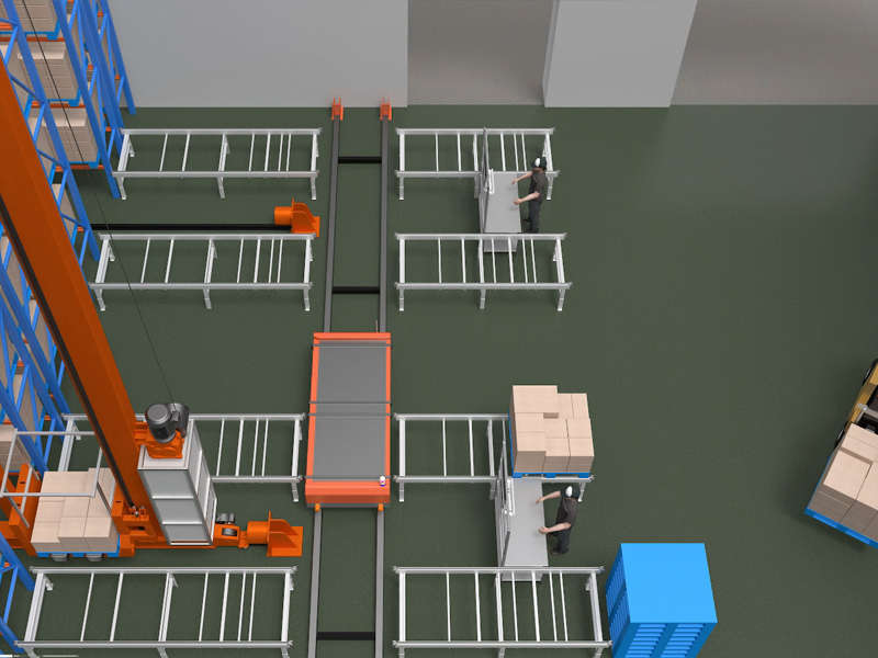 智能仓储系统动画,中科微至自动化物流流程动画，物流设备AGV，堆垛机，自动化分拣系统动画，物流仓储实时数据可视化