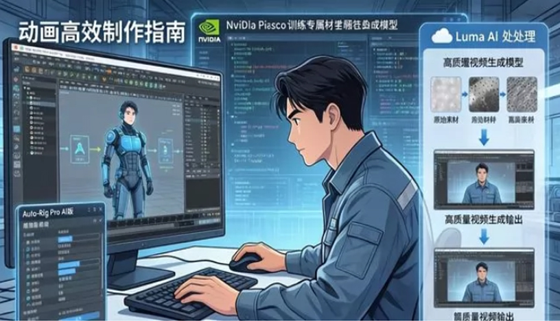 AI+三维软件：工业动画​高效制作的完整指南